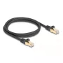 DeLOCK RJ45 võrgukaabel Cat.6A S/FTP 1m must