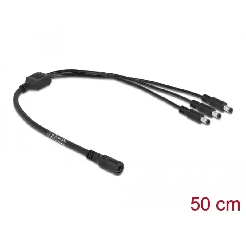 DC Splitter kaabel DeLOCK 83021 5.5 x 2.1 mm 1 x emane 3 x isasele