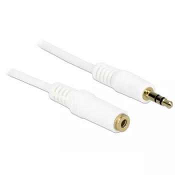 Audio kaabel 3.5mm M-F DeLOCK 83771 5m Valge