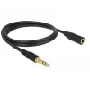 Helikaabel 3,5 mm isane emasele DeLOCK 85578 2 m must