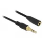Helikaabel 3,5 mm isane emasele DeLOCK 85578 2 m must
