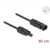 Kaabel DeLOCK DL4 Solar lame kaabel isane emasele 60 cm must 3,3 mm²