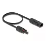 Kaabel DeLOCK DL4 Solar lame kaabel isane emasele 60 cm must 3,3 mm²