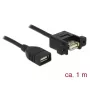 USB-kaabel DeLOCK 85460 USB 2.0 1m Must