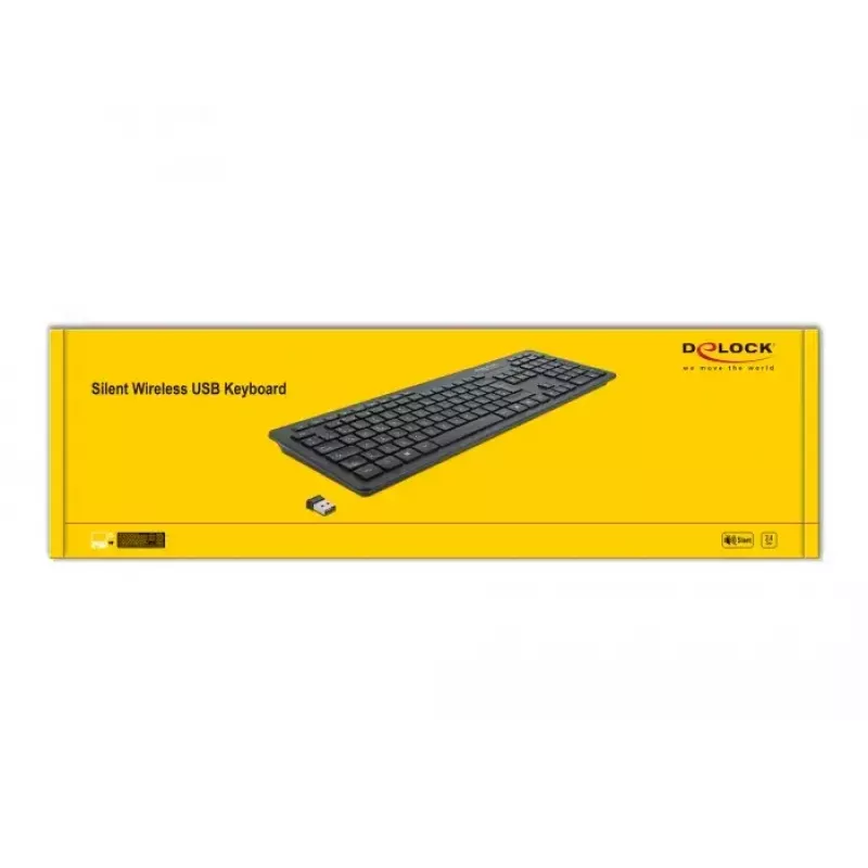 Klaviatuur DeLOCK 12004 Home USB QWERTZ German Must