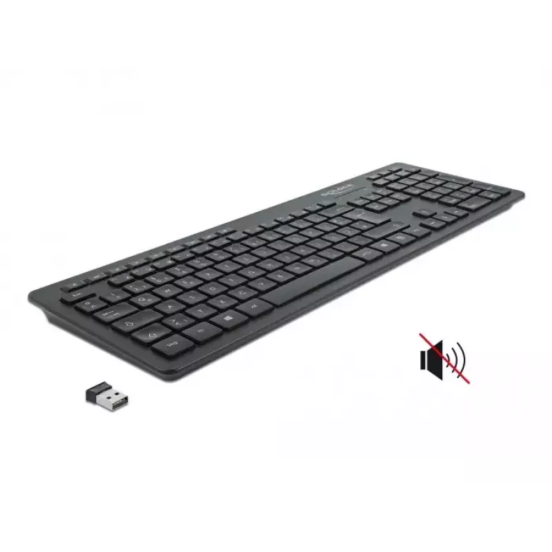 Klaviatuur DeLOCK 12004 Home USB QWERTZ German Must