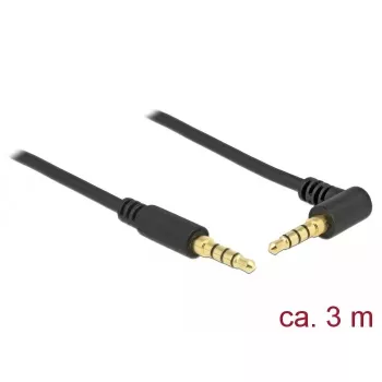 Audio kaabel DeLOCK 85616 3m 3.5mm Must