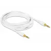 Audio kaabel DeLOCK 85552 3 m 3,5 mm valge