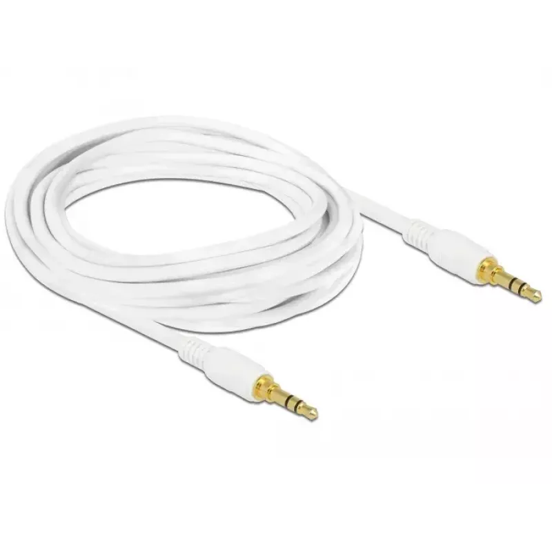 Audio kaabel DeLOCK 85552 3 m 3,5 mm valge