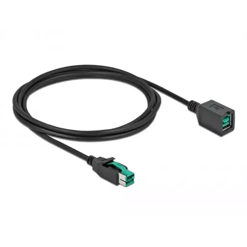 DeLOCK 85981 toitega USB-pikenduskaabel 12 V 2 m