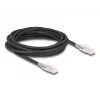 Võrgukaabel DELOCK 80258 Cat6a S/FTP (S-STP) RJ-45 kuni RJ-45 5 m Must