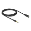 Audio Kaabel DeLOCK 85733 3m 3.5mm Isane Emane Must Kullatud
