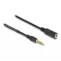 Audio Kaabel DeLOCK 85733 3m 3.5mm Isane Emane Must Kullatud