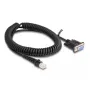 DeLOCK spiraalkaabel RJ50 isane – D-Sub 9 emane 1,5 m must