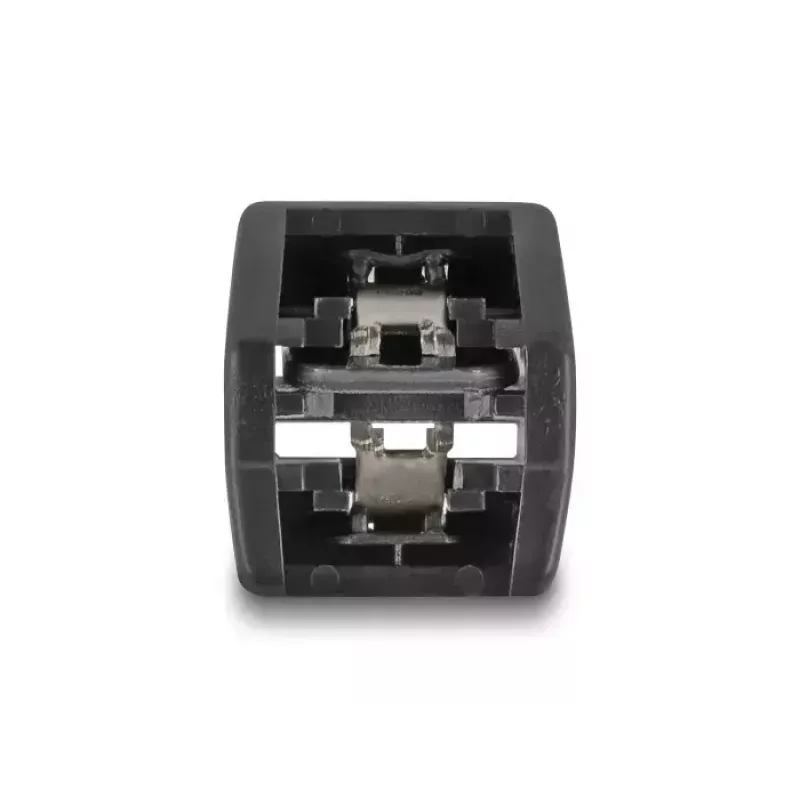 DeLOCK kaablisidemed metallkeelaga, 457 x 12,7 mm, must, 10 tk