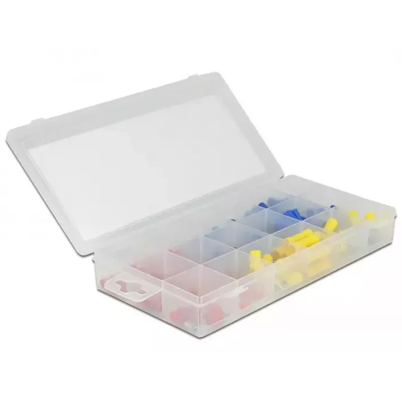 Juhtmepistikute komplekt DELOCK 86513 — isoleeritud elektripistikud, 170 tk, sinine/punane/kollane