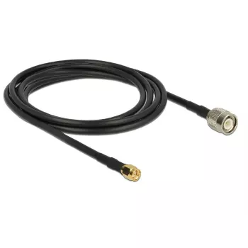 Koaksiaalkaabel DeLOCK 89506 CFD200 2,5 m TNC SMA Must