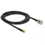 Koaksiaalkaabel DeLOCK 89506 CFD200 2,5 m TNC SMA Must