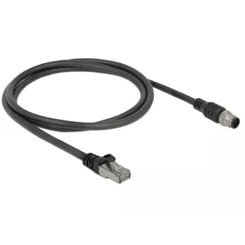 Võrgukaabel DeLOCK 84922 RJ-45 M12 Cat5e 1 m Must