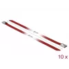 Kaabliside DeLOCK 18782 Teras Punane 300mm 10 tk