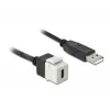 Keystone Moodul DeLOCK 86382 Lame Must Valge USB C