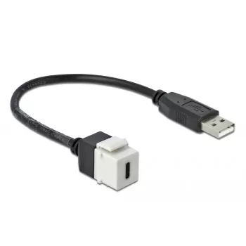 Keystone Moodul DeLOCK 86382 Lame Must Valge USB C