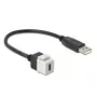 Keystone Moodul DeLOCK 86382 Lame Must Valge USB C