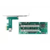 DeLOCK tõstekaart PCI Express x1 kahele PCI 32 Bit pesale 60 cm kaabel
