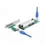 DeLOCK tõstekaart PCI Express x1 kahele PCI 32 Bit pesale 60 cm kaabel