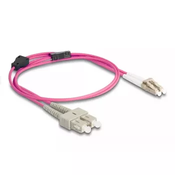 DeLOCK fiiberoptiline kaabel LC Duplex SC Duplex OM4 1 m