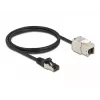 Kaabel RJ45 pistik kuni Keystone moodul RJ45 pesa DeLOCK 87027