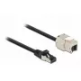 Kaabel RJ45 pistik kuni Keystone moodul RJ45 pesa DeLOCK 87027