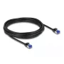 DeLOCK RJ45 Cat.6A S/FTP õhuke võrgukaabel 5m must