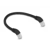 Võrgukaabel DeLOCK RJ45 Cat.6A S/FTP 45° alla 0,25 m must