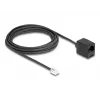 DeLOCK telefonikaabel RJ11 pistik RJ45 pesa külge must 5 m