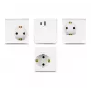 DeLOCK 11502 toitepikendus 1,5 m 3 vahelduvvoolu pistikupesa siseruumidesse valge