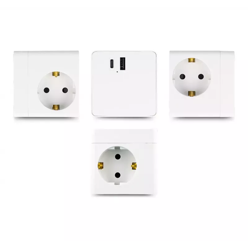 DeLOCK 11502 toitepikendus 1,5 m 3 vahelduvvoolu pistikupesa siseruumidesse valge