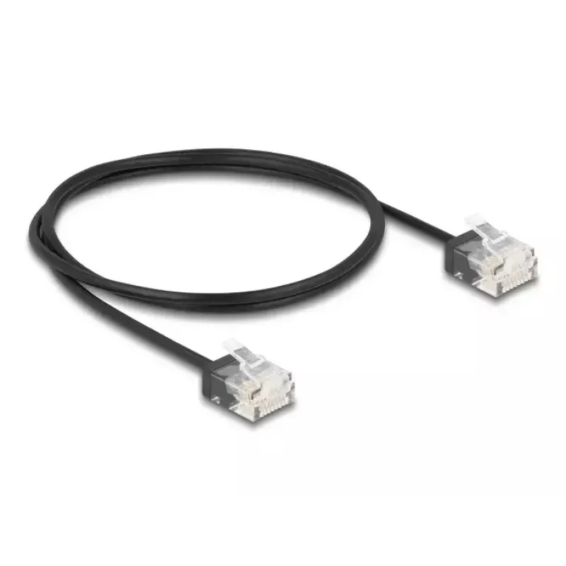 Võrgukaabel DeLOCK RJ45 Cat.6 UTP 1m Must
