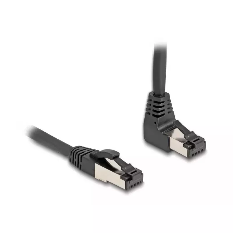 Võrgukaabel DeLOCK RJ45 Cat.8.1 90° 3 m Must