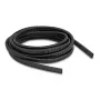 DELOCK plastist painduv ovaalne kaablikaitsekanal 13,6 x 6,3 mm, 5 m, must