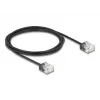 Võrgukaabel DeLOCK RJ45 Cat.6 UTP üliõhuke 2m must