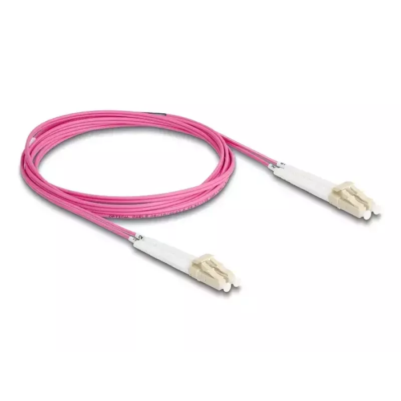 Optical Fiber kaabel DeLOCK LC Duplex to LC Duplex OM4 2m