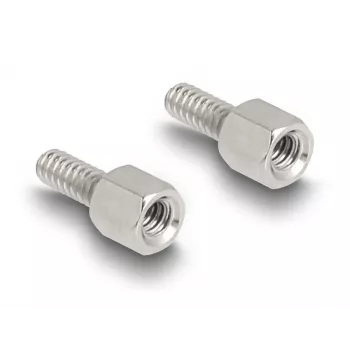 Kaablikaitse DELOCK D‑Sub korpus 9‑kontaktiline lamekaablile, plastik, must, 25×32×14 mm