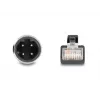 Võrgukaabel DeLOCK M12 kaabel D-koodiga 4-kontaktiline isane RJ45 isasele Cat5e 5m Must