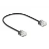 Võrgukaabel DeLOCK RJ45 Cat.6 UTP 0,3m must