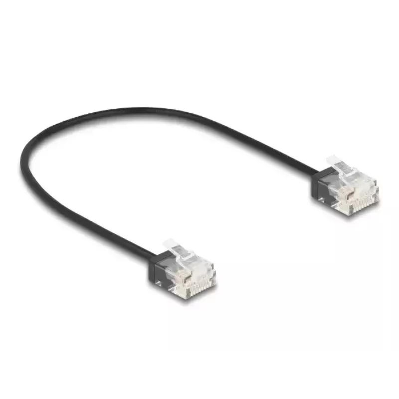 Võrgukaabel DeLOCK RJ45 Cat.6 UTP 0,3m must