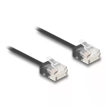 Võrgukaabel DeLOCK RJ45 Cat.6 UTP 0,3m must