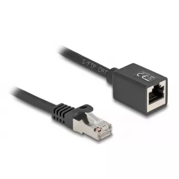 Võrgukaabel DeLOCK 88052 RJ-45 Cat6a 0,5 m Must