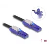 Võrgukaabel DeLOCK 80926 RJ-45 Cat6 1m Must Violetne