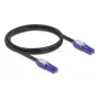 Võrgukaabel DeLOCK 80926 RJ-45 Cat6 1m Must Violetne